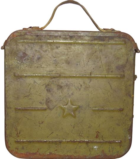 metal soviet ammo box|russian ammo box.